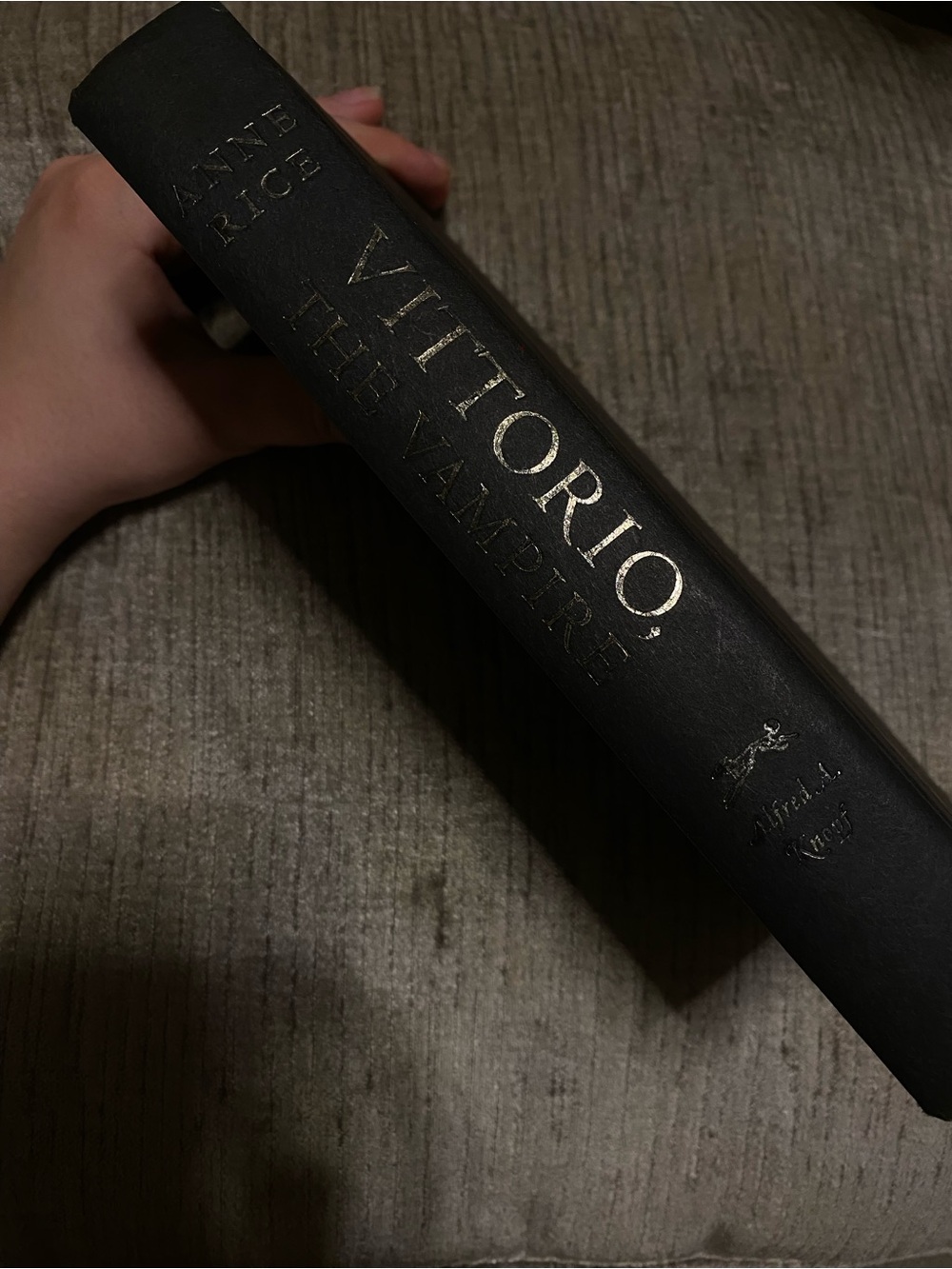 Vittorio The Vampire Hardcover Book - Black